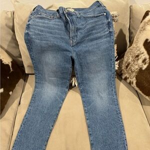 Madewell Women's Blue Skinny Jeans